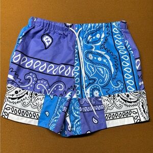 SHEIN Blue and Purple Athletic Shorts
